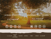 Tablet Screenshot of fulbrookhomes.com